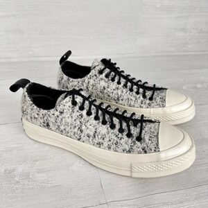 CONVERSE Chuck Taylor 1970 Boucle Wool Ox Sneakers Women 6.5 Grey MISSING INSOLE